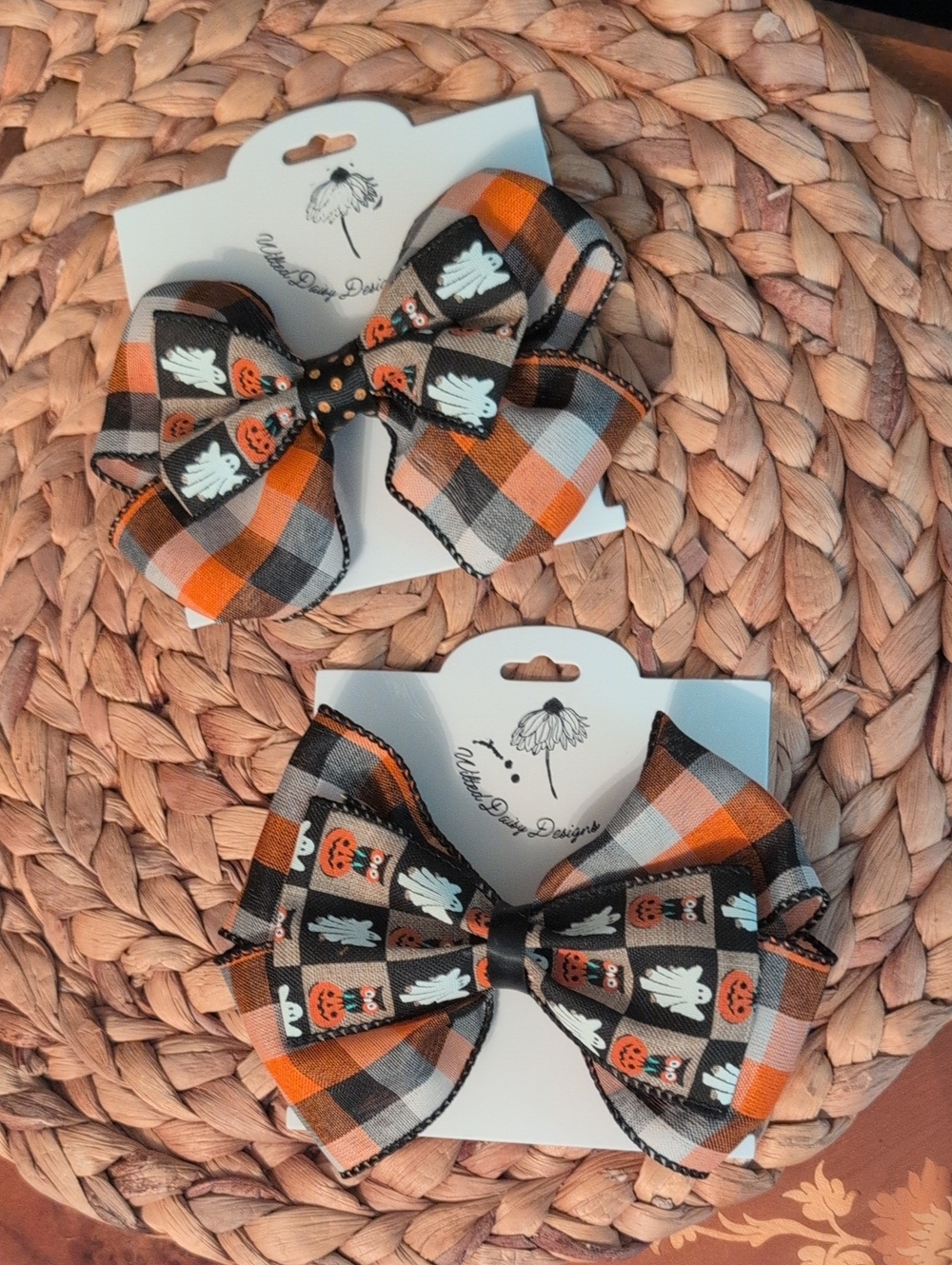 Vintage Spooky Halloween Hairbow